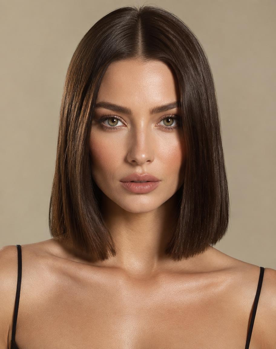 The Glass Blunt Collarbone Cut