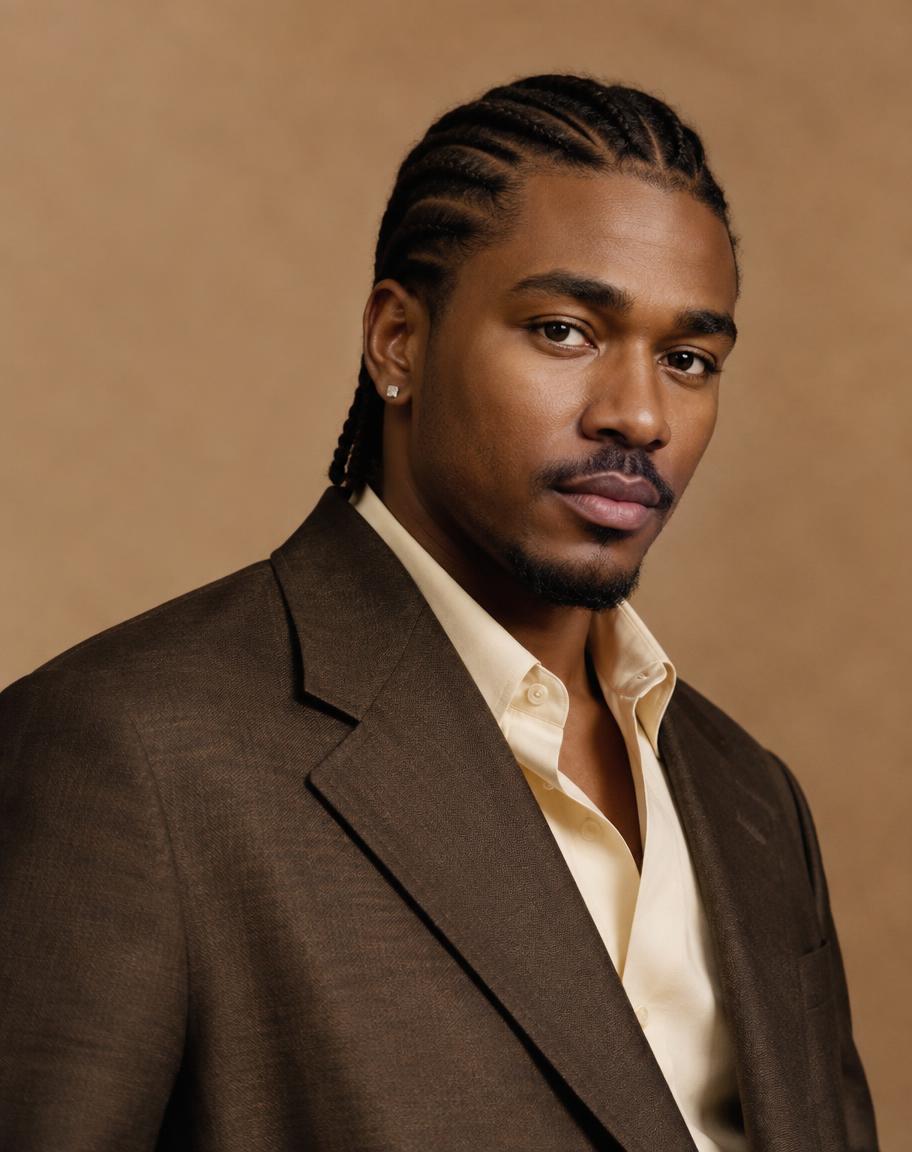 The Straight-Back Cornrows