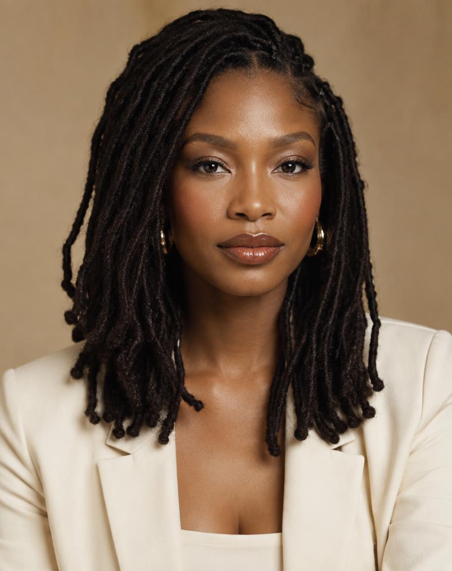 The Sculpted Mid-Length Locs